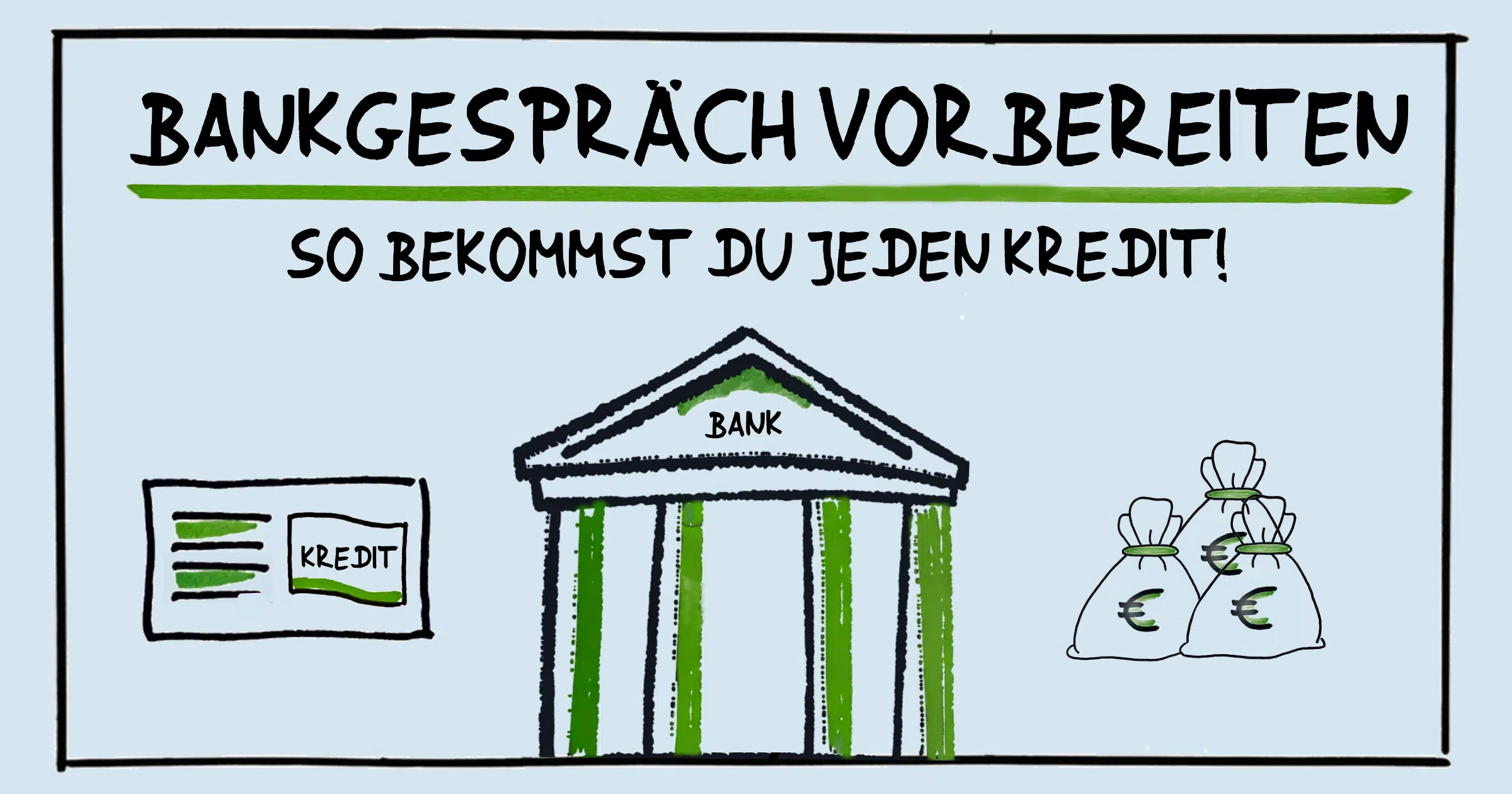 Bankgespräch vorbereiten