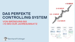 Controlling System von Gründung bis 10 Mio Umsatz
